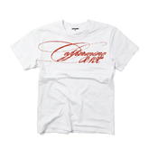 Script Tee (white)