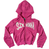 Zip-up Peysa (Pink) Sixhunna