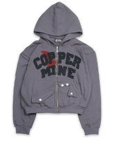 Vulture Zip-up Hoodie Coppermine