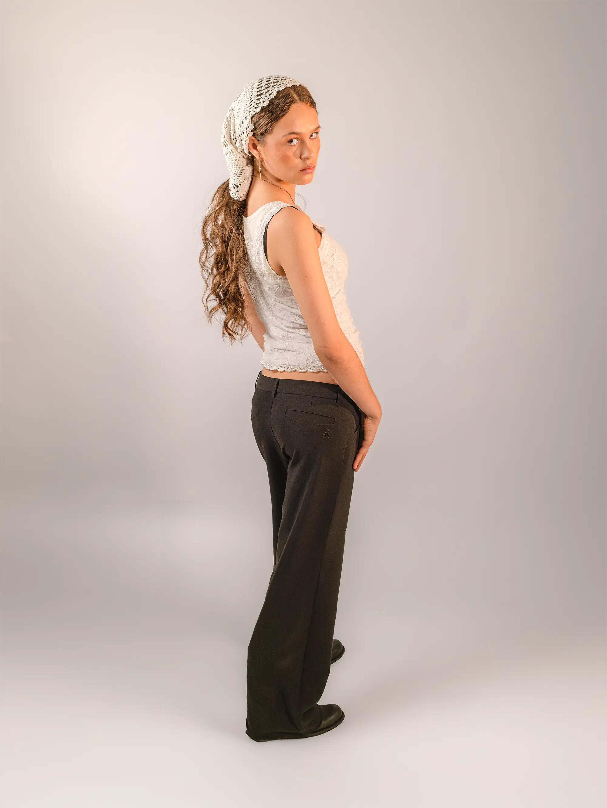 Sophia Low Waist Suit Pants Coppermine