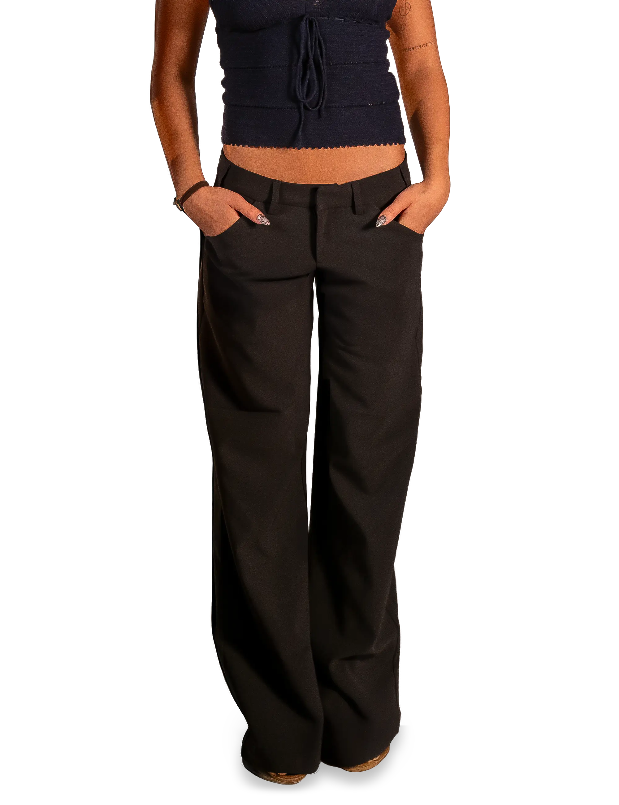 Sophia Low Waist Suit Pants Coppermine