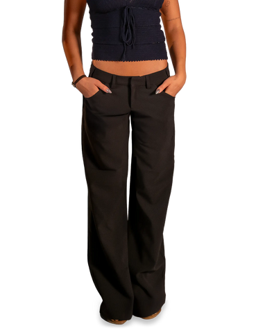 Sophia Low Waist Suit Pants Coppermine