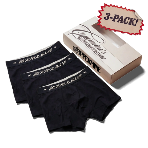 Signature Boxers 3 - Pack (Black)