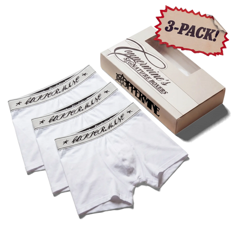 Signature Boxers 3 - Pack (White)