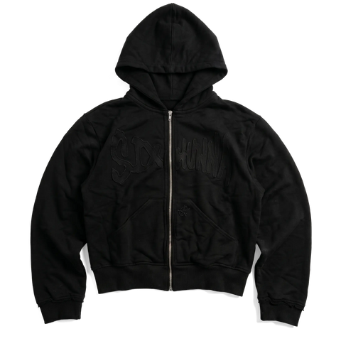 Sixhunna Zip-up Peysa (Black)