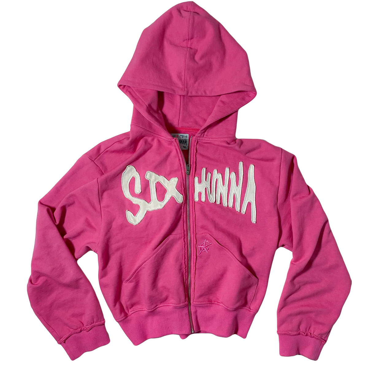 Zip-up Peysa (Pink) Sixhunna