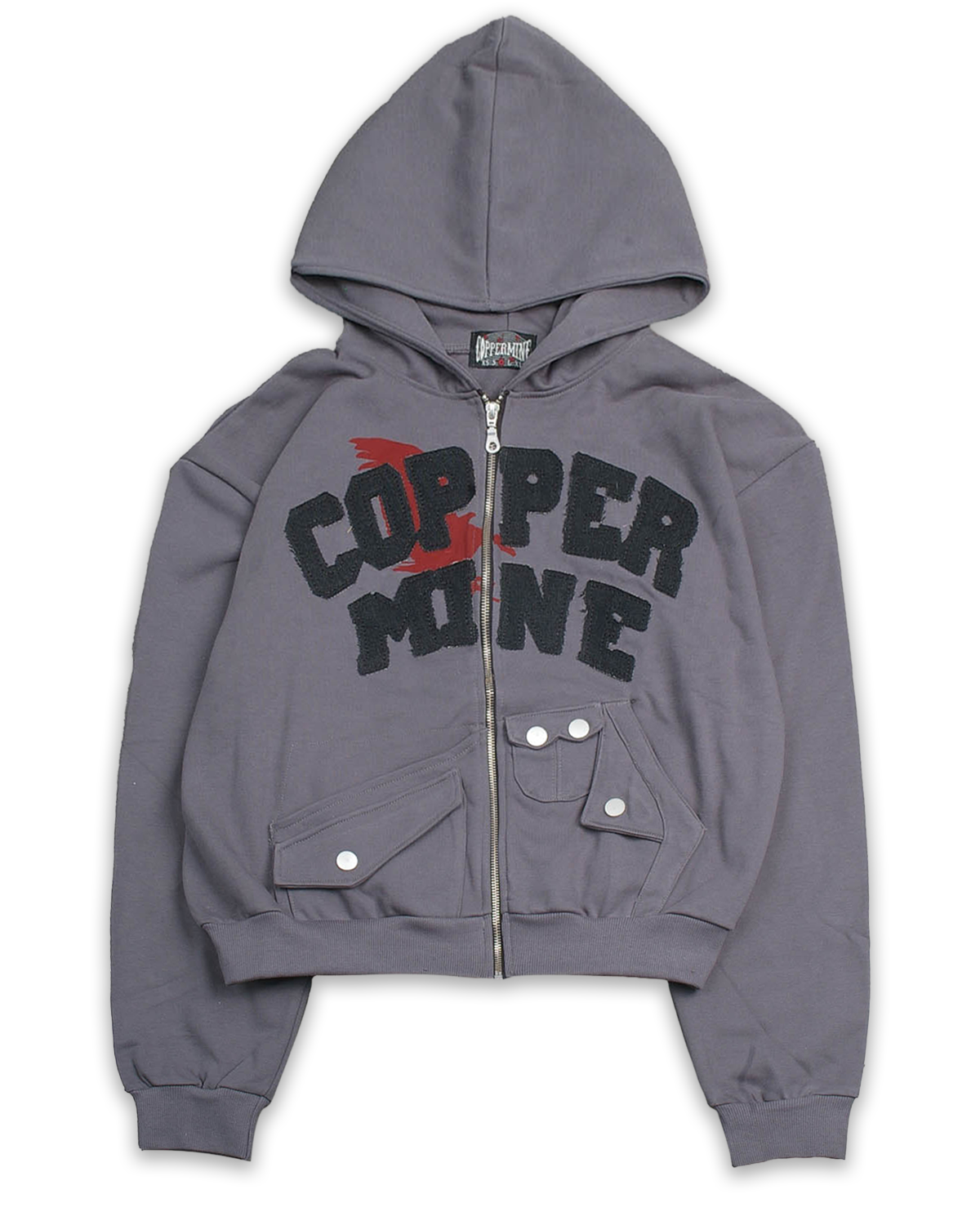 Vulture Zip-up Hoodie Coppermine